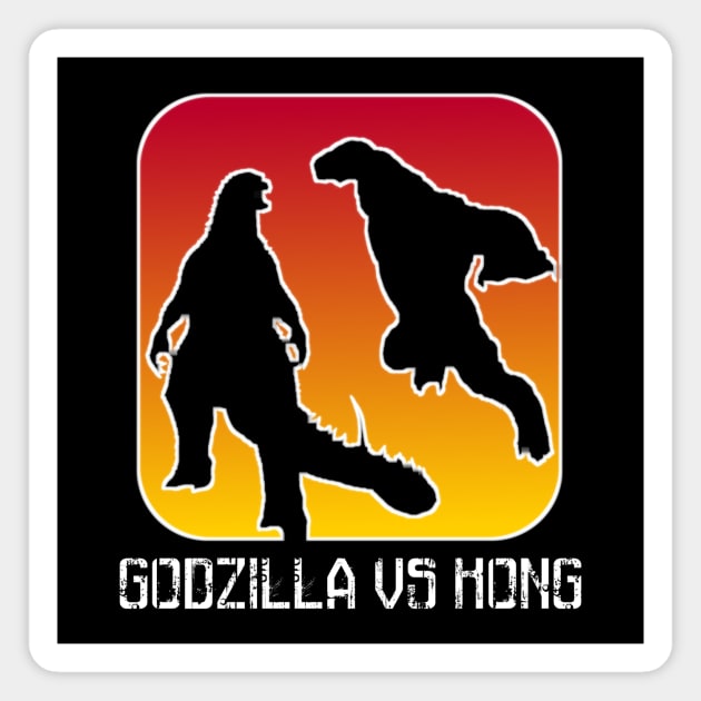 Godzilla vs kong Magnet by Dexter